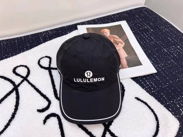特价 配防尘袋。 Lulu 2024春夏新款简约速干帽棒球帽，流行款男女通用