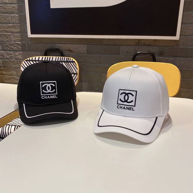 特 Chanel 官网同步上线 韩版新款英式休闲定制款原单品质 男女通用棒球帽 麻棉地质面料