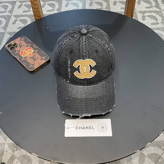 Chanel香奈儿 牛仔2024新款简约风，新品系列棒球帽，爆款，大牌同步，超好搭配，出货！
