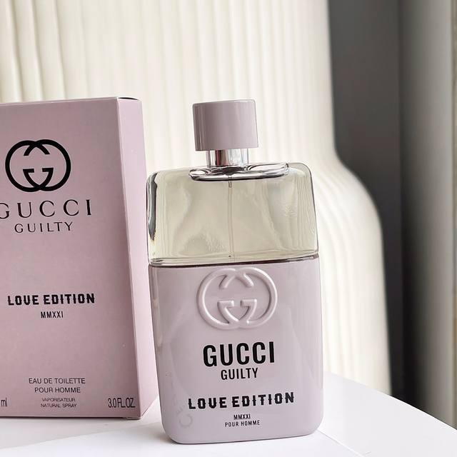 原单品质 Gucci古驰2021情人节限量香水1.Gucci Love Edition 2021 Eau De Parfum Edp 男款 2021Pour F