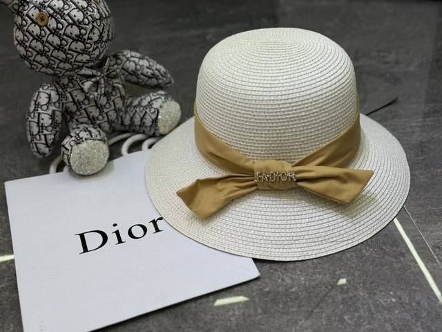 跑量 Dior～新款盆帽 Pp草盆帽 名媛必备，头围57Cm - 点击图像关闭