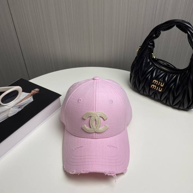 香奈儿chanel 新品棒球帽，Logo小香经典简约，时尚休闲设计 跑量新品