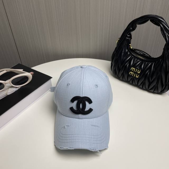 香奈儿chanel 新品棒球帽，Logo小香经典简约，时尚休闲设计 跑量新品