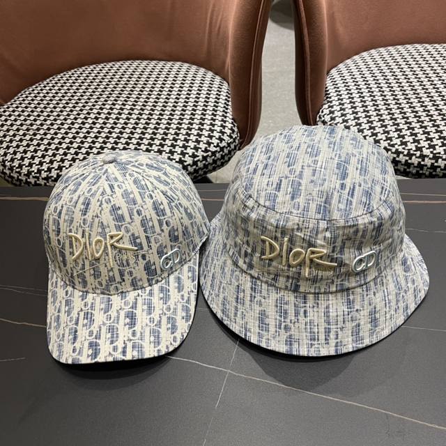 棒球帽 渔夫帽 Dior迪奥，2024早春新款潮流，高端做工！很好搭配！
