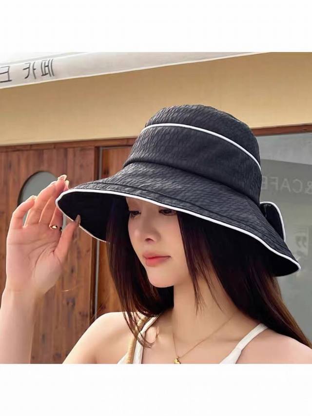Chanel香奈儿 2024新款渔夫帽，遮阳又超好搭配，出街单品 - 点击图像关闭