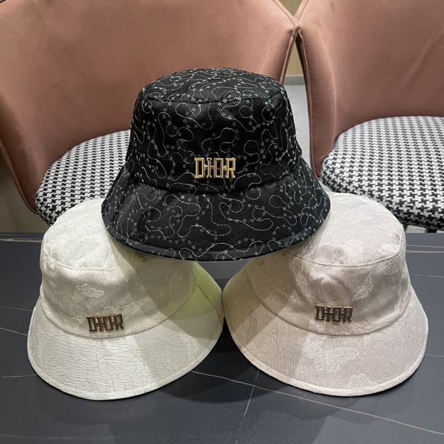 Dior 迪奥 2024新款渔夫帽， 精致純也格调很有感觉，很酷很时尚，质量超赞