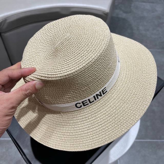 Celine赛琳2024新款草帽，头围57Cm，旅游出行必备