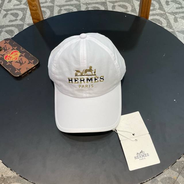 新款出货 Hermès 爱马仕 2024最新款速干棒球帽，正品开模订制，做工细致，时尚帅气质量超赞！
