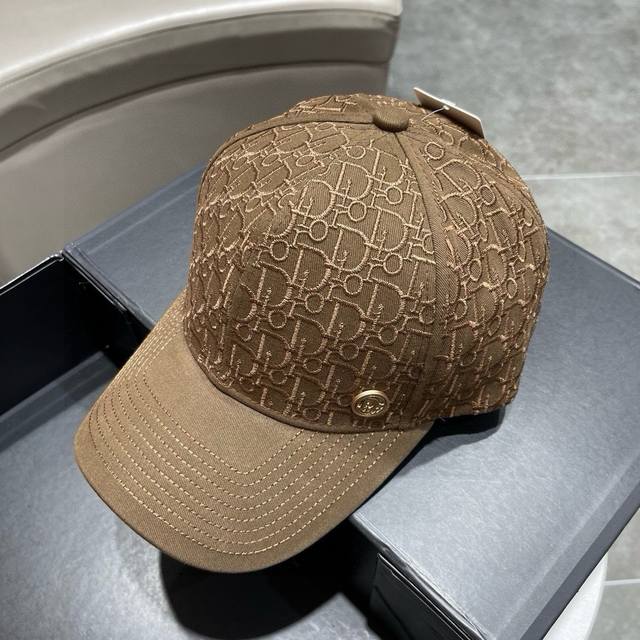 Dior迪奥 2024春新款棒球帽，品质超赞，加深帽型更显气质，本季爆款 - 点击图像关闭