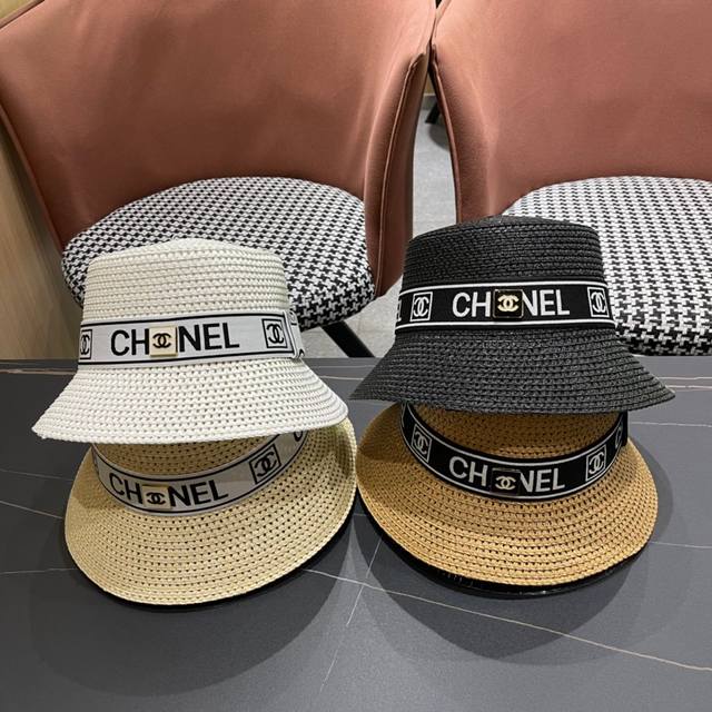 Chanel香奈儿 2024新款小香风网红款草帽，出街必备超好搭配，赶紧入手！