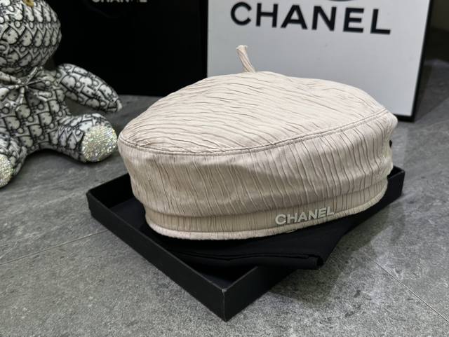 特价 配防尘袋。 Chanel香奈儿 2024新款大牌简约贝雷帽，立体帽形设计，百搭大牌～ - 点击图像关闭