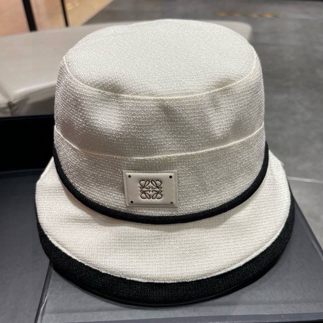 Loewe罗意威新款2024春夏新款渔夫帽 订单货，可通过国检品质 洗水渔夫帽，雅痞时髦街头风 超酷，色系也太好看了