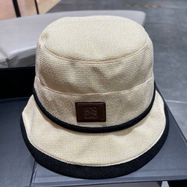 Loewe罗意威新款2024春夏新款渔夫帽 订单货，可通过国检品质 洗水渔夫帽，雅痞时髦街头风 超酷，色系也太好看了