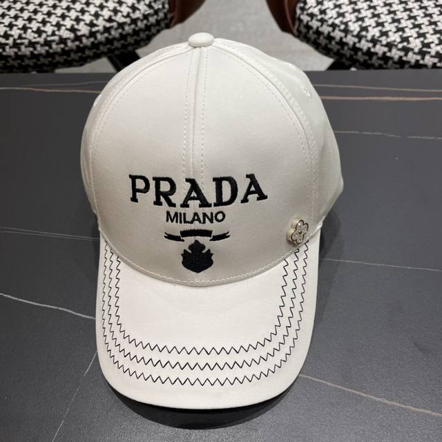 普拉达 Prada 新品经典棒球帽 时尚潮流，高端做工！非一般的品质，细节看实拍哦 - 点击图像关闭
