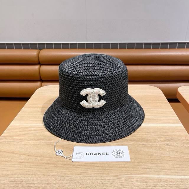 Chanel香奈儿新款草帽，高级定制，头围57Cm - 点击图像关闭