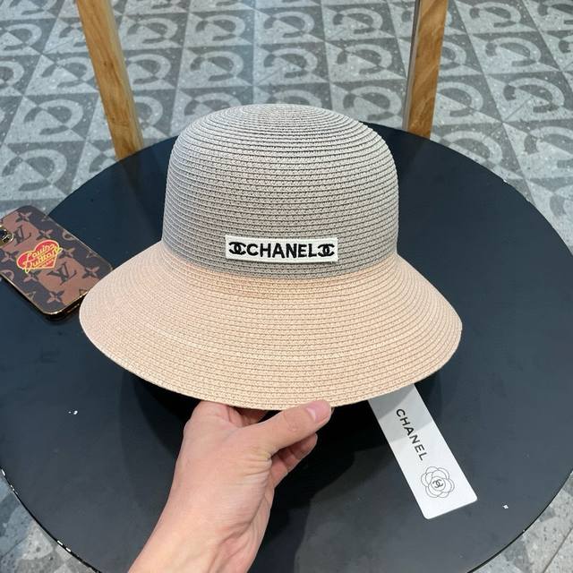 Chanel香奈儿 2024新款编织草帽，度假休闲必备，优雅大方的一款 - 点击图像关闭