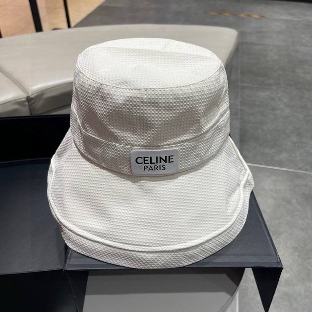 Celine赛琳 2024春新款小桶帽渔夫帽，凯旋门元素超好搭配，出街单品 - 点击图像关闭